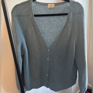 Wilfred Aritzia cardigan in blue, m